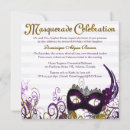 Search for elegant masquerade party invitations Sixteen