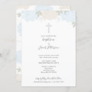 Search for baby blue christening invitations Flowers