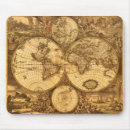 Search for antique world map mouse mats Old
