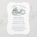 Search for bicycle bridal shower invitations Watercolor