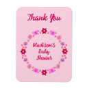 Search for pink flowers rectangular magnets Daisies