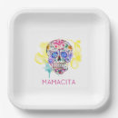 Search for sugar skull plates Colourful