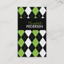 Search for argyle business cards Elegant