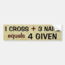 Search for nails bumper stickers Jesus christ