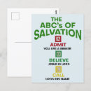 Search for salvation postcards Gospel