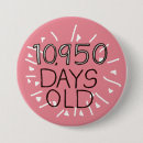 Search for 30 birthday badges Thirtieth