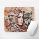 Search for wolf mouse mats Feathers
