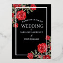 Search for black red silver invitations Flowers