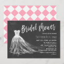 Search for dress bridal shower invitations Pink