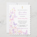 Search for butterfly first communion invitations Girl