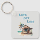 Search for blue trees key rings Tropical island