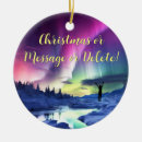 Search for northern lights christmas tree decorations Nature