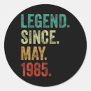 Search for made in 1985 stickers Old