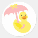 Search for rubber ducky baby shower stickers Pink