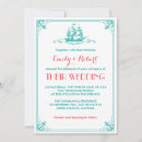 Search for teal and coral wedding invitations Summer