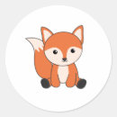 Search for orange fox stickers Nature