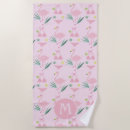 Search for pink flamingo beach towels Cute