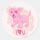 Search for valentine animal stickers Pink