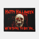 Search for halloween doormats Red