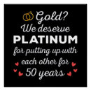 Search for gold 50th anniversary posters Couple