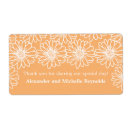 Search for orange daisy labels Floral