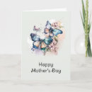 Search for blue flowers mothers day cards Butterflies
