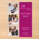 Search for clear save the dates Acrylic