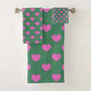 Search for pink heart bath towels Modern