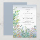 Search for aqua blue floral wedding invitations Elegant