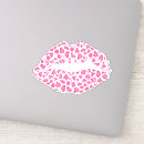 Search for lip pattern stickers Kiss