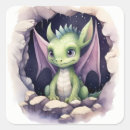 Search for cute green dragon stickers Purple