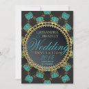 Search for turquiose invitations Damask