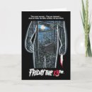 Search for friday 13th cards Bloody knife