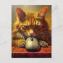 Search for computer mouse postcards Cat