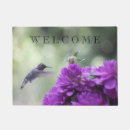 Search for hummingbird flowers doormats Nature