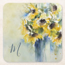 Search for sunflower coasters Stylish