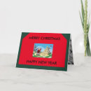 Search for golf christmas cards Santa