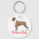 Search for boxer dog key rings Puppy