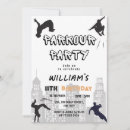 Search for parkour invitations For kids