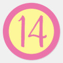 Search for 14th birthday party stickers Pink