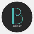 Search for large initial stickers For her