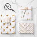 Search for deer antlers wrapping paper Woodland
