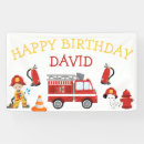 Search for firefighter banners Fire truck