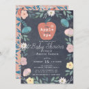Search for pink and black baby shower invitations For her