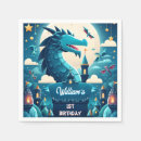 Search for dragons napkins Whimsical