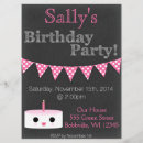 Search for chalk birthday invitations Girl