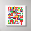 Search for world flags canvas prints International