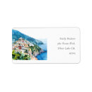Search for italy return address labels Amalfi coast