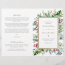 Search for christmas wedding programs Elegant