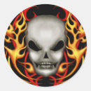 Search for flaming skulls stickers Flame